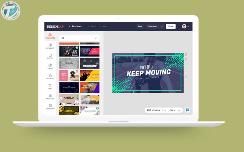Thiết kế poster bằng DesignCap